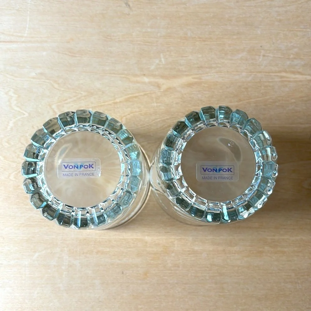 The Glenlivet Von Pok France Set Of 2 Old Fashioned Scotch Whiskey Glasses